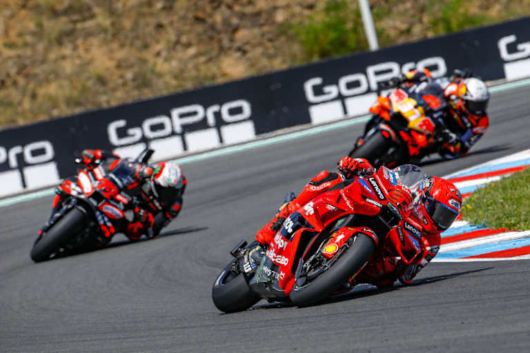 Marc Marquez vor Marco Bezzecchi und Pedro Acosta