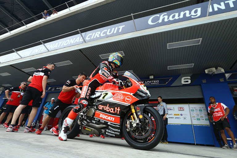 «Auf dem Chang Circuit ist es schwer, den Unterschied auszumachen», weiß Chaz Davies