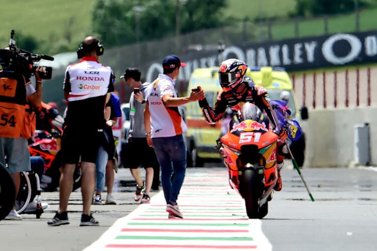 Marc Márquez und Pedro Acosta stehen oft im Fokus, hier in Mugello 2022