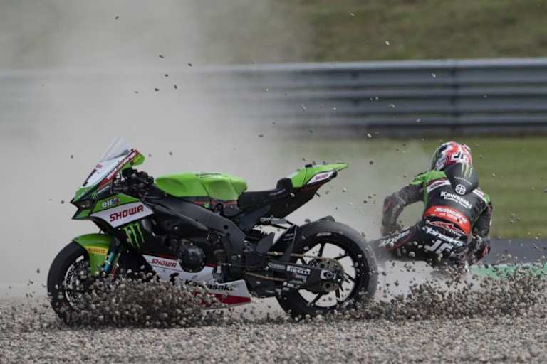 Der Sturz im ersten Rennen war für die Gesamtwertung bitter