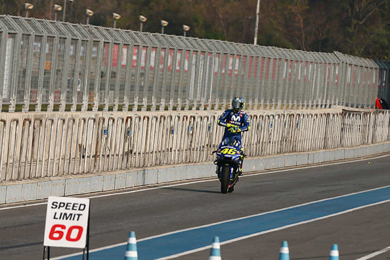 Valentino Rossi hat an der Boxengasse nichts auszusetzen