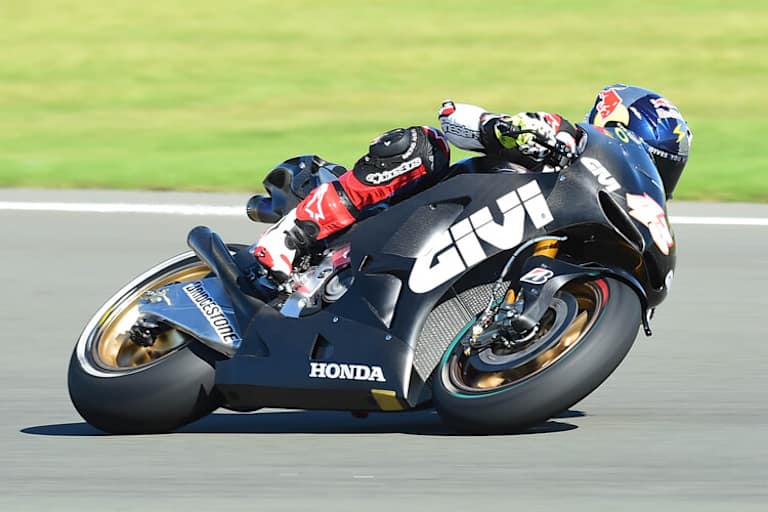 Am Montag schwang sich Miller erstmals auf ein MotoGP-Bike