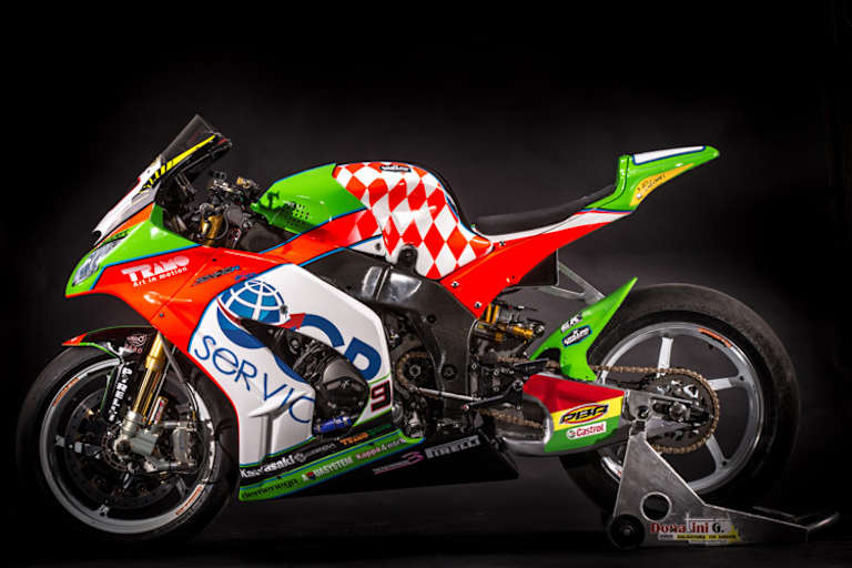 So sieht Dominic Schmitters Grillini-Kawasaki aus