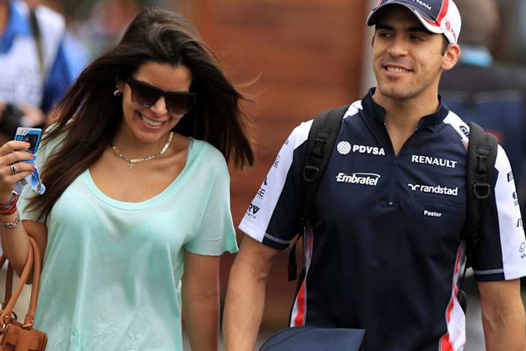 Ein schönes Paar: Gabriella und Pastor Maldonado sind seit Dezember 2013 verheiratet