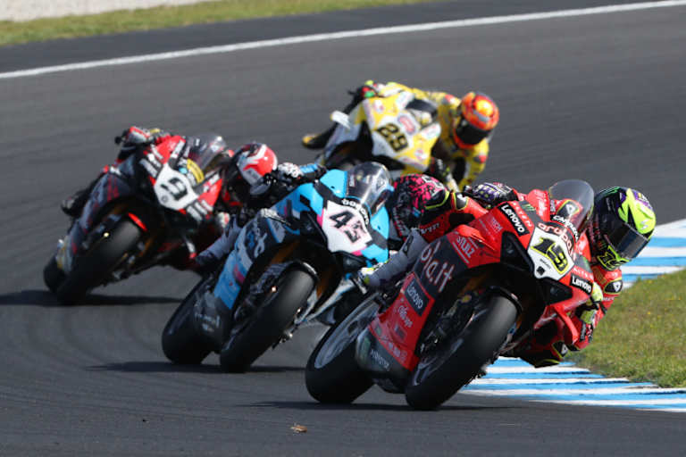 Bautista vor Redding, Petrucci und Iannone