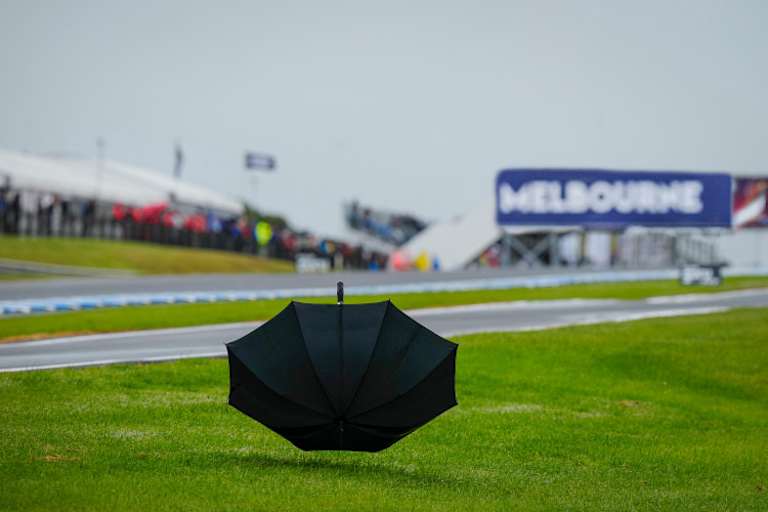 Am Sonntag war es auf Phillip Island kalt, nass und vor allem windig