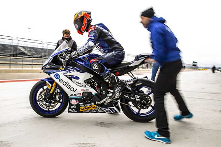 Lorenzo Baldassarri startet für Evan Bros Yamaha