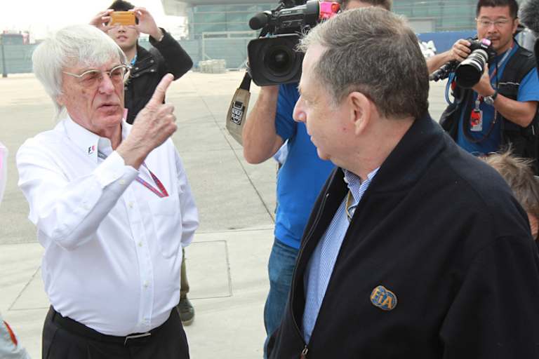 Formel-1-Promoter Ecclestone und FIA-Präsident Todt