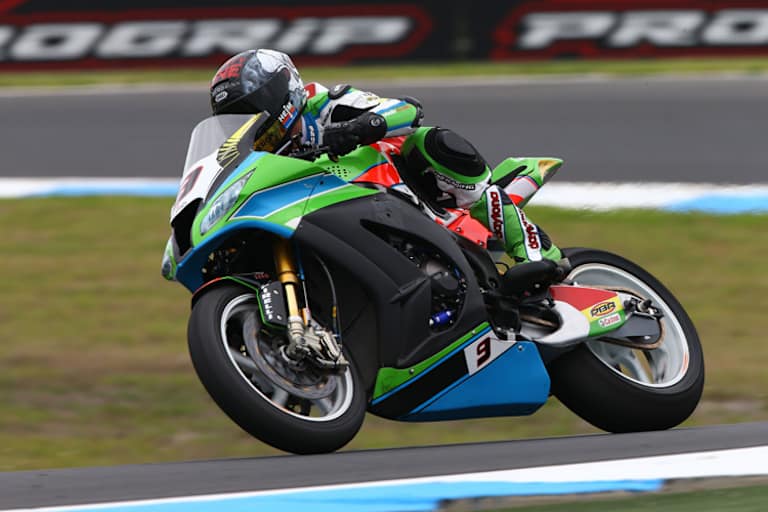 Das Superbike bekommt Dominic Schmitter erst am Dienstag