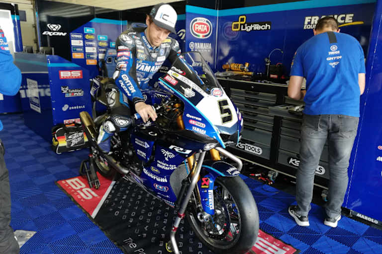 Am Mittwoch wird Philipp Öttl zum ersten Mal mit der Rennversion der Yamaha fahren