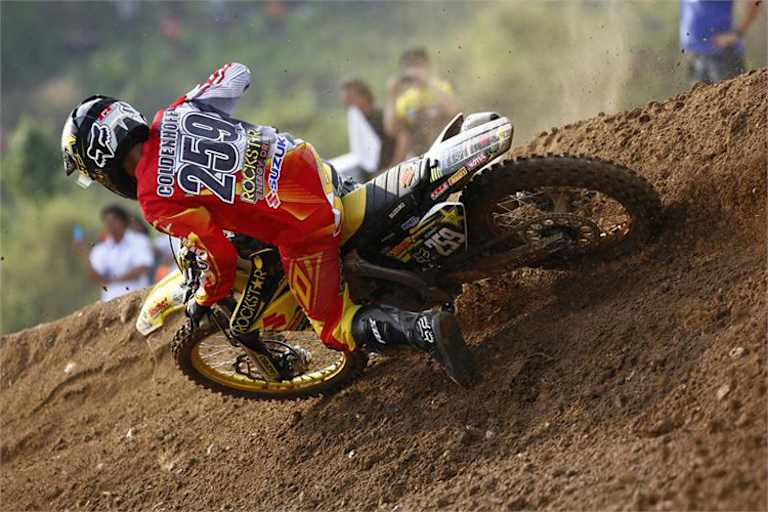 Im zweiten Rennen ging Glenn Coldenhoff die Kraft aus