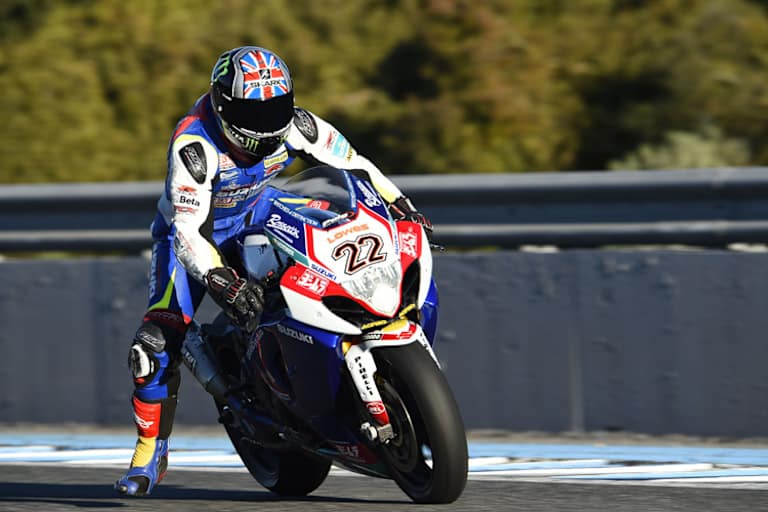 Alex Lowes deklassiert bei Suzuki Randy de Puniet