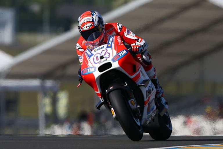 Dovizioso auf der Ducati GP15 aus der Feder von Gigi Dall'Igna