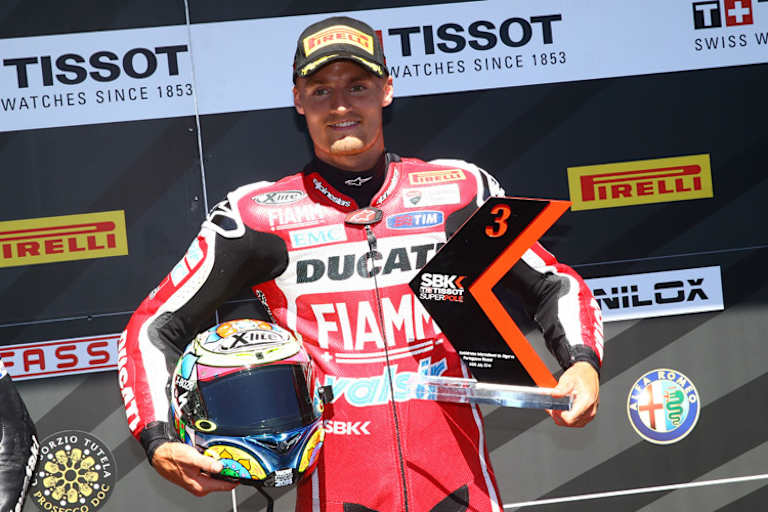 Chaz Davies freut sich über Startplatz 3