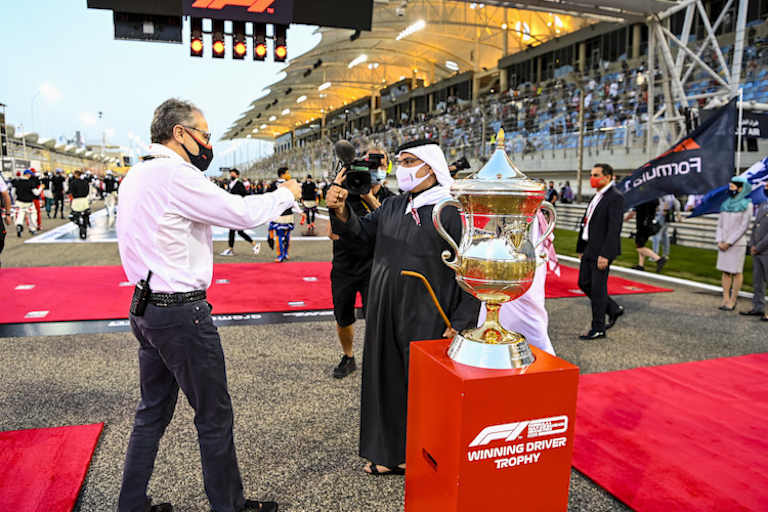 Formel-1-CEO Stefano Domenicali (links)