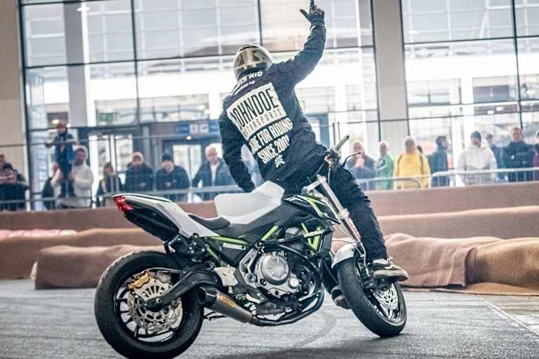 Es gab viel Action zu sehen an der Messe Motorardwelt Bodensee
