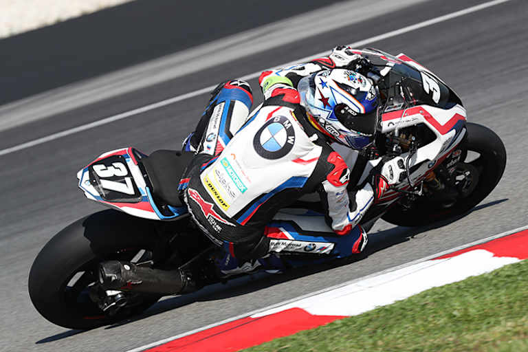 Markus Reiterberger auf der Endurance-BMW