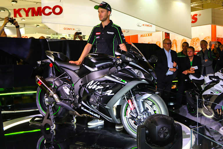 Jonathan Rea bei der Präsentation in Köln