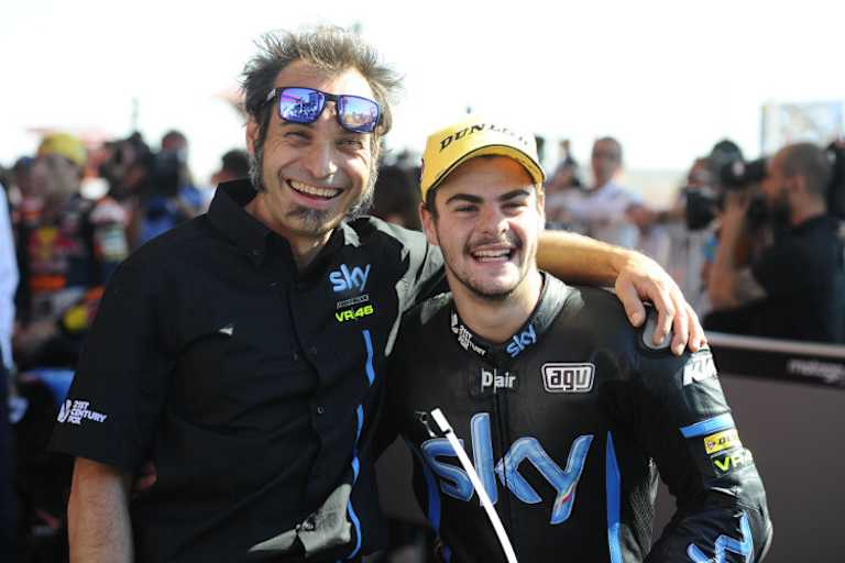 Vittoriano Guareshi mit Romano Fenati