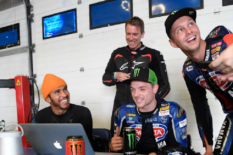 Der F1-Pilot wurde auch mit dem Data-Recording vertraut gemacht