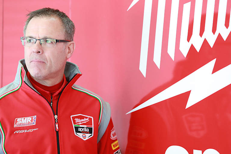 Aprilia-Teamchef Shaun Muir