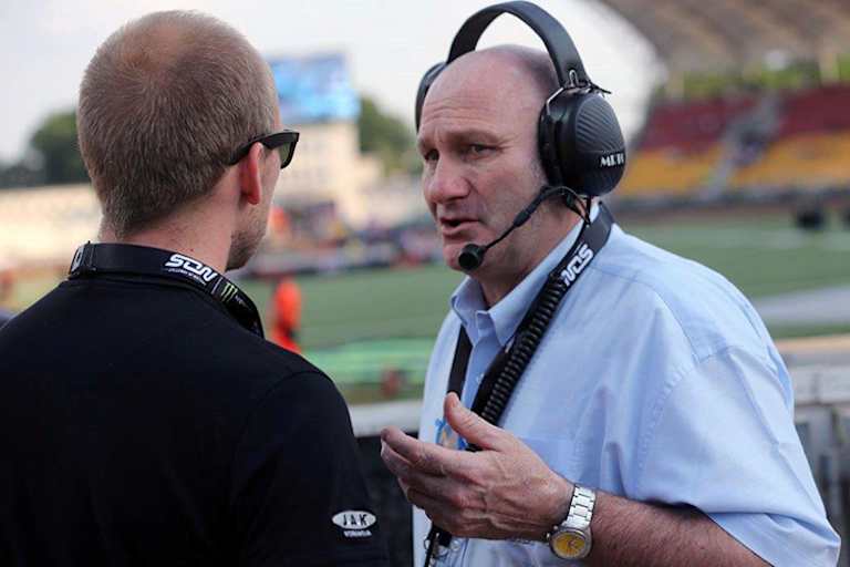 FIM-Bahnsport-Chef Armando Castagna (re.)