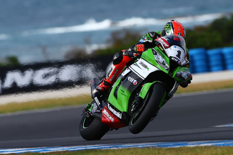 Bis zu seinem Sturz war Tom Sykes sauschnell unterwegs