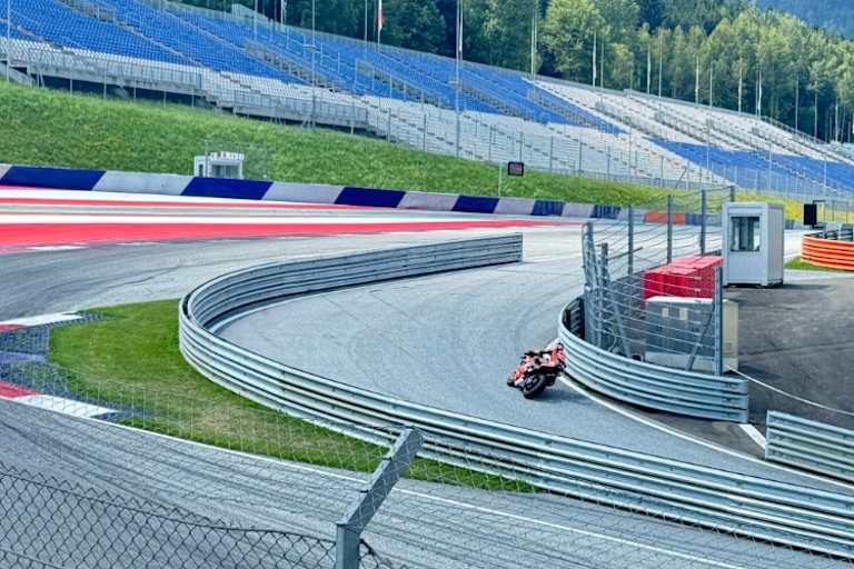 Schnappschuss vom KTM-Test auf dem Red Bull Ring