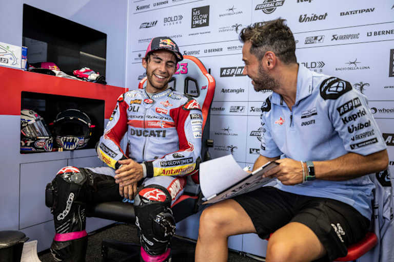 Im Vorjahr nahm Alberto Giribuola noch an der Seite von Enea Bastianini Platz