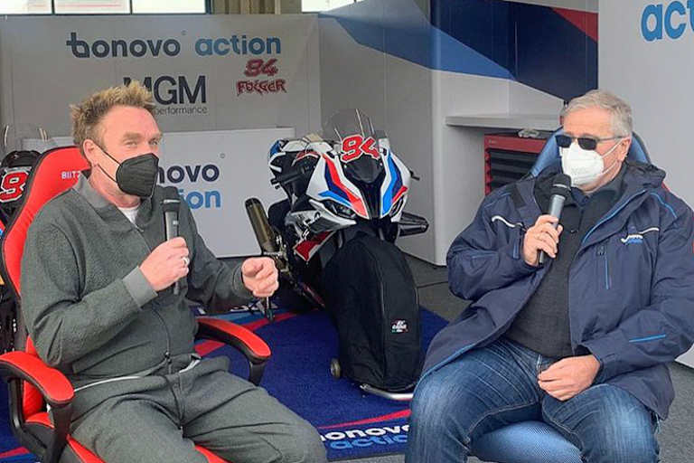 Jürgen Röder (re.) mit Eddie Mielke