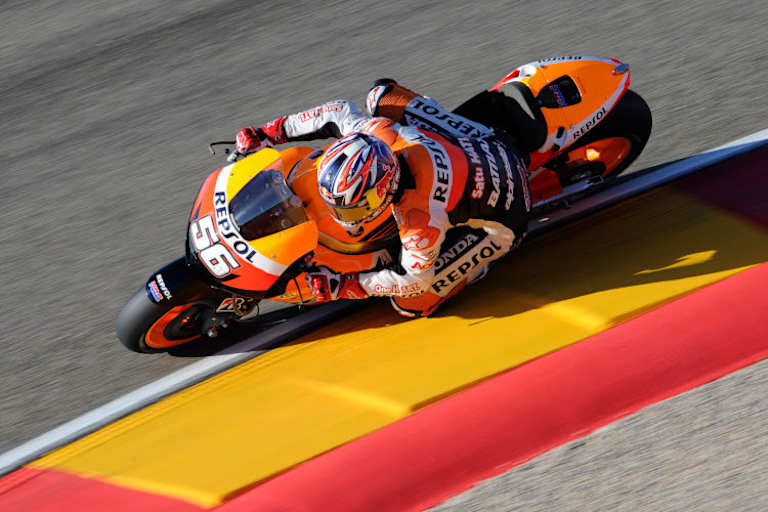 Rea im Einsatz beim Aragón-GP 