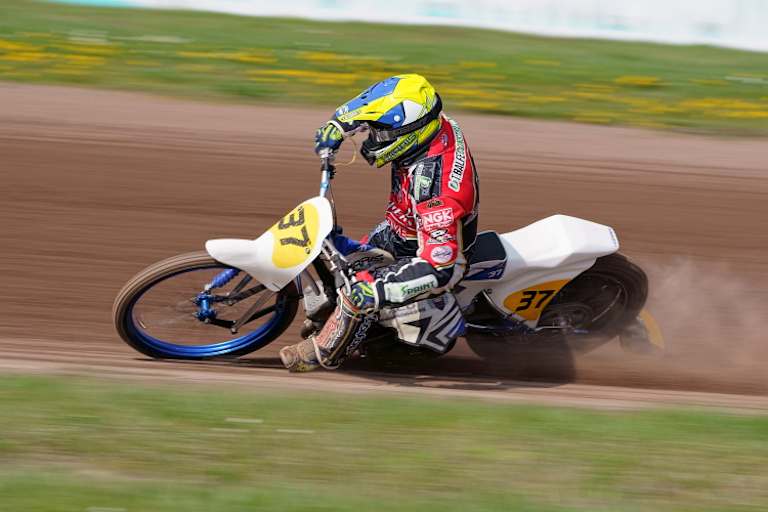 Chris Harris beim Training in Herxheim