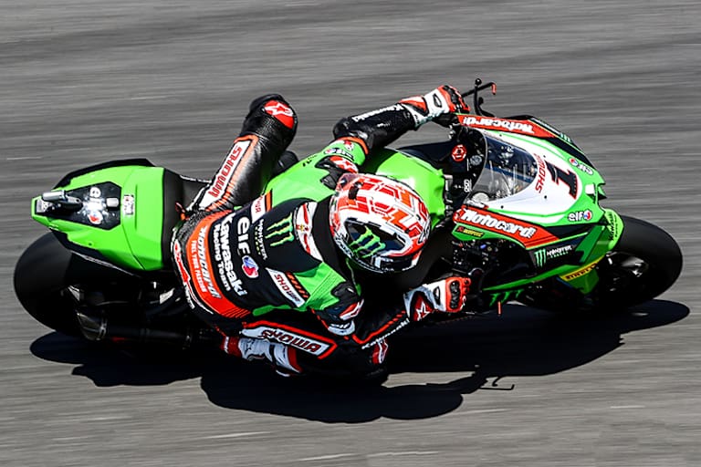 Polesetter Jonathan Rea