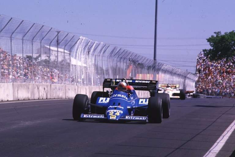 Piercarlo Ghinzani in Dallas 1984