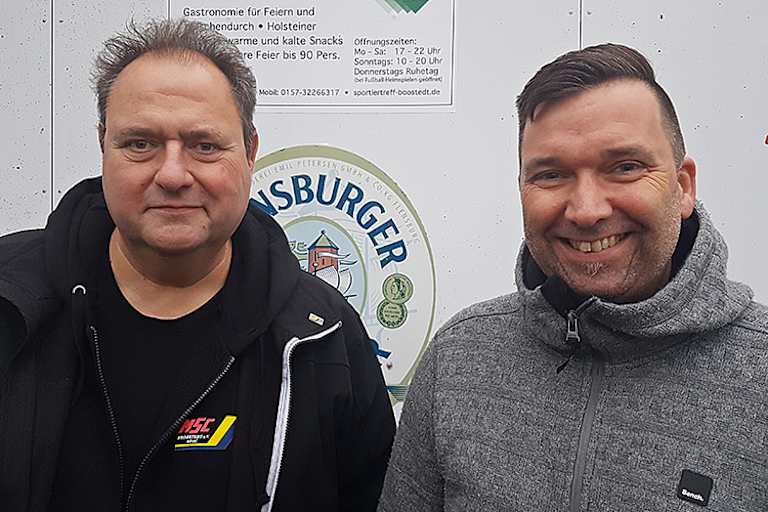 Michael Schubert (li.) mit Thomas Thode