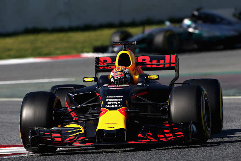 Verstappen beim Barcelona-Test