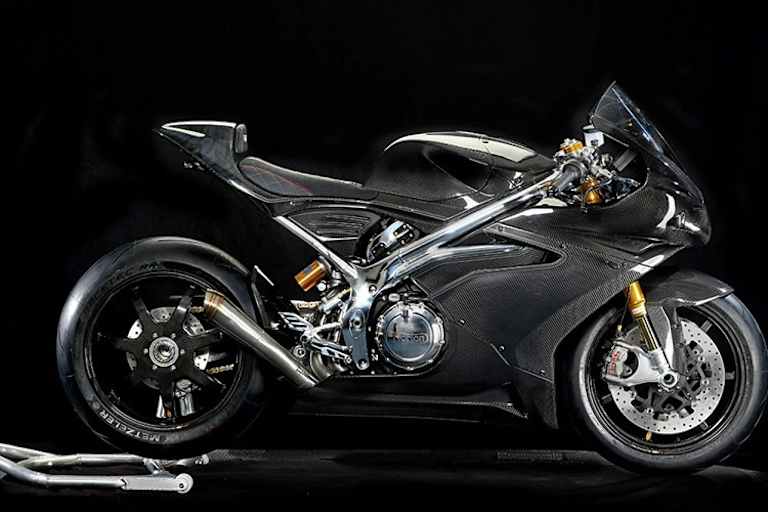 Die Motorbasis liefert die Norton V4, die sich im Entwicklungsstadium befindet