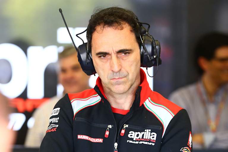 Aprilia-Rennchef Romano Albesiano