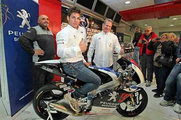 Peugeot fuhr als Mahindra-Partner schon 2014 in Italien in der Moto3-CIV mit