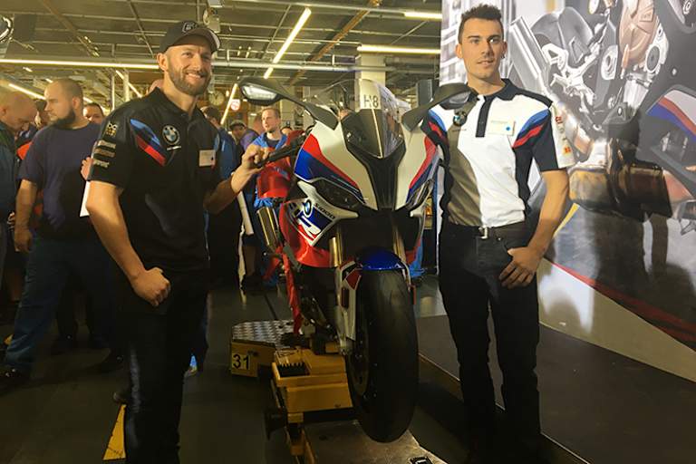 Tom Sykes (li.) und Markus Reiterberger