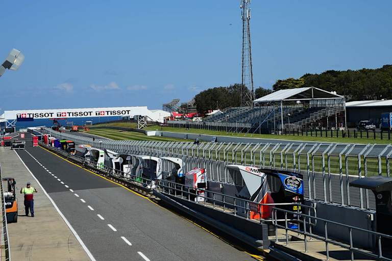 So sieht es an der Rennstrecke aus