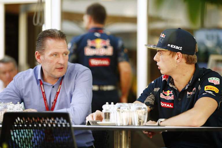 Jos und Max Verstappen in Singapur 2016