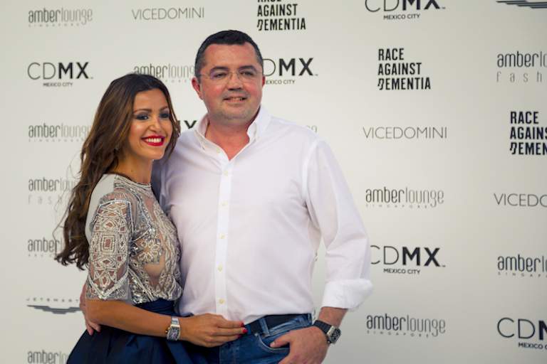 Eric Boullier mit seiner Ehefrau Tamara