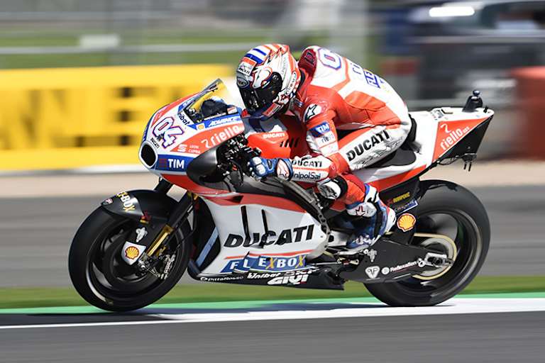 Andrea Dovizioso siegte in Silverstone für Ducati