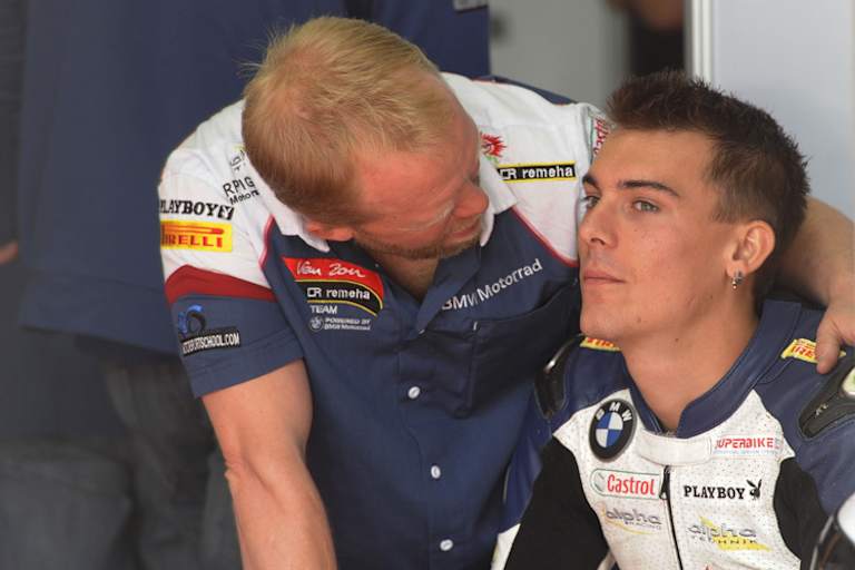 Teamchef Werner Daemen (li.) mit Markus Reiterberger