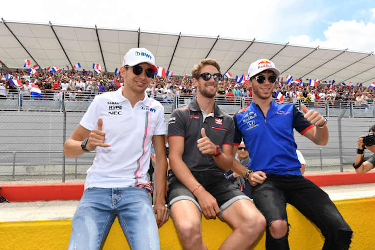 Ocon, Grosjean und Gasly beim Heimrennen in Le Castellet 2018