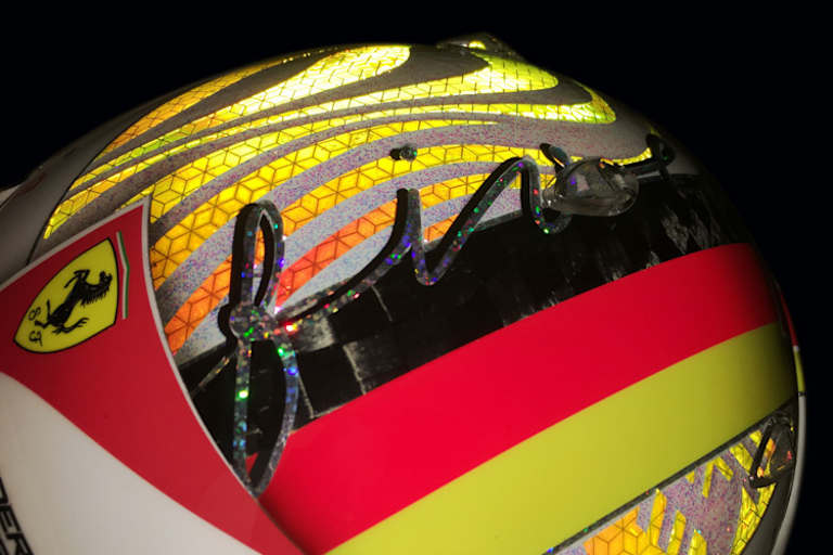 Der neue Helm von oben