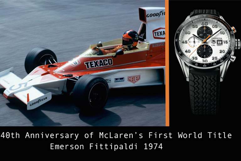 2014 feierte der Hersteller 40 Jahre, seit dem Emerson Fittipaldi mit McLaren Welmeister wurde – damals noch mit Heuer