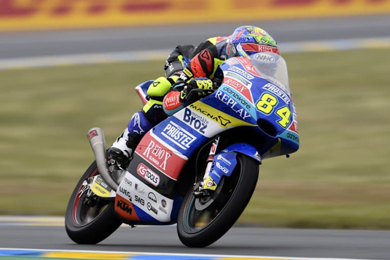 Jakub Kornfeil beendete das Moto3-Rennen auf dem neunten Platz