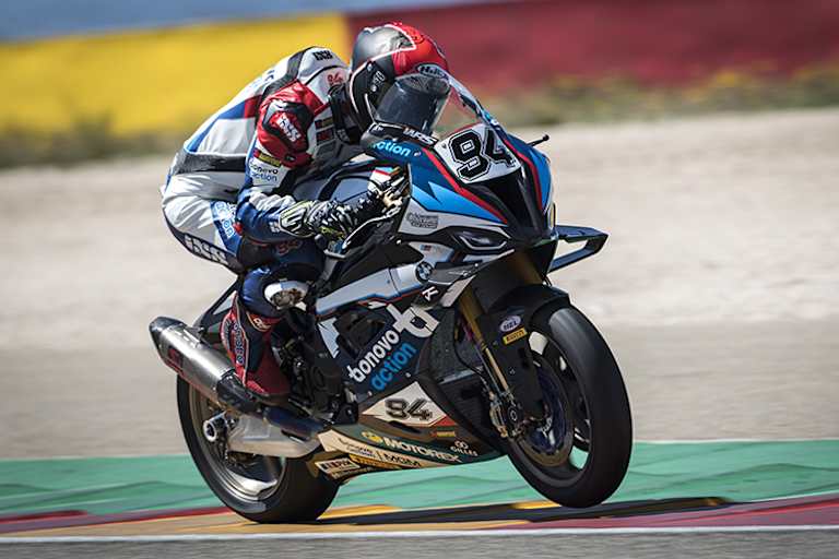 Jonas Folger auf der BMW